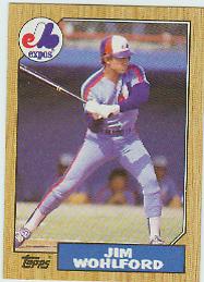1987 Topps Baseball Cards      527     Jim Wohlford